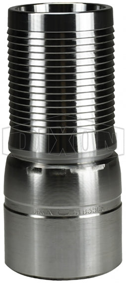 STB60CS by Dixon Valve | King Crimp® | Combination Nipple | Beveled End | 6" Hose ID | Schedule 80 Plated Carbon Steel