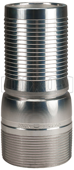 STC35CS by Dixon Valve | King Crimp® | Combination Nipple | 3" Male NPT | Schedule 80 Plated Carbon Steel