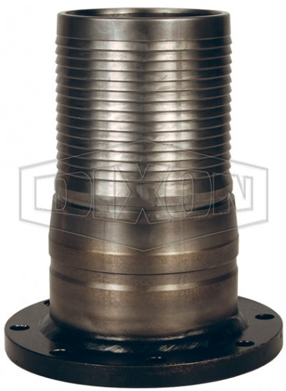 TTFST40CS by Dixon Valve | King Crimp® | Combination Nipple | 4" Hose Shank x 5/16" TTMA Flange Thickness | Carbon Steel