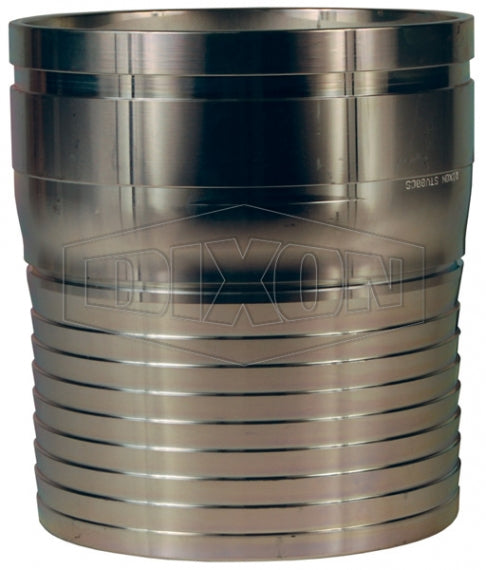 STV80CS by Dixon Valve | King Crimp® | Short Combination Nipple | Grooved End | 8" Hose Size | Schedule 40 Plated Carbon Steel