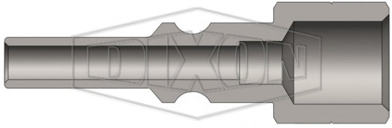 L2F2 by Dixon Valve | Pneumatic Quick Disconnect Coupling | L-Series | 1/4" Female NPT x 1/4" Lincoln Interchange | Plug | Steel