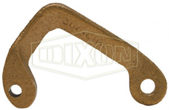 200-LH-BR by Dixon Valve | Cam & Groove Locking Handle for Dust Cap | 2" Coupler Size | 9/32" Hole Diameter | Brass
