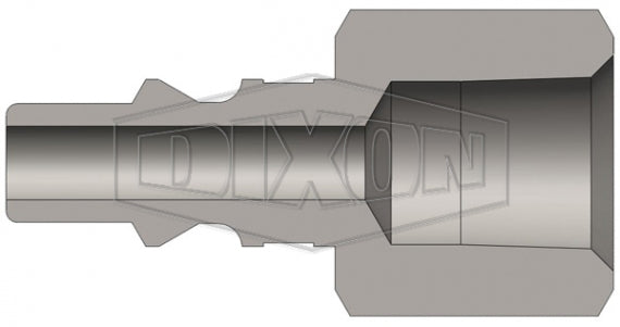 M2F3 by Dixon Valve | Pneumatic Quick Disconnect Coupling | M-Series | 3/8" Female NPTF x 1/4" ARO Interchange | Plug | Steel