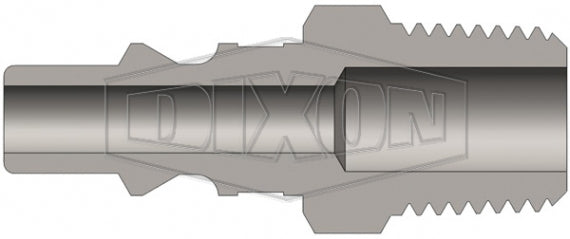 M2M1 by Dixon Valve | Pneumatic Quick Disconnect Coupling | M-Series | 1/8" Male NPT x 1/4" ARO Interchange | Plug | Steel