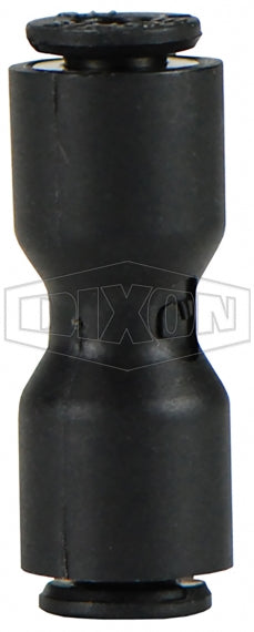 31061000 Dixon Valve Nylon Metric Push-In Fitting - Union - 10mm Tube OD x 10mm Tube OD