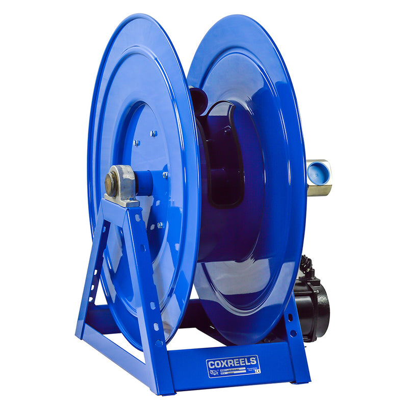 1195-932-H-BUXX by Coxreels | 1195-BUXX Series | 1,500 PSI Motor Driven Hose Reel for Hydraulic Oil | Hydraulic Motor | 2" Hose ID, 2" FNPT Inlet | Steel | 50ft Capacity, Hose Not Included