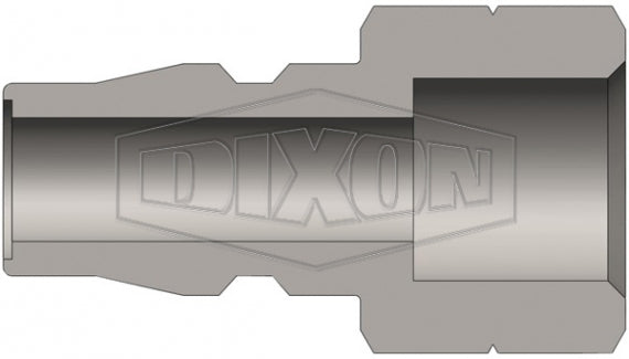 NK2F2 by Dixon Valve | Pneumatic Quick Disconnect Coupling | NK-Series | 1/4" Female NPT x 1/4" Japanese Industrial Interchange | Plug | Steel