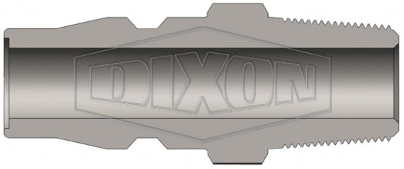 NK2M2 by Dixon Valve | Pneumatic Quick Disconnect Coupling | NK-Series | 1/4" Male NPT x 1/4" Japanese Industrial Interchange | Plug | Steel