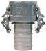 RC300BLNO by Dixon Valve | Boss-Lock Cam & Groove Coupler | Type C | 3" Coupler x 3" Notched Hose Shank | 316 Stainless Steel