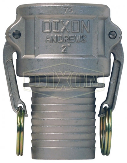 300CNOSSS by Dixon Valve | Cam & Groove Coupler | Type C | 3" Coupler x 3" Notched NOS Shank | 316 Stainless Steel