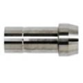 NS2440-08-08-SS by Brennan Inc. | -08 Stand Pipe x -08 Ferrule Port Connector | Straight | Stainless Steel