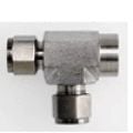 NS2606-04-04-04-SS by Brennan Inc. | -04 Single Ferrule Instrumentation Fitting x -04 Female Pipe Run x -04 Instrumentation Fitting | Tee | Stainless Steel