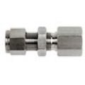 NS2705-LN-02-02-SS by Brennan Inc. | -02 Instrumentation Fitting Bulkhead x -02 Female NPT | Straight | Stainless Steel