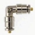 PCDT2500-04-04-B by Brennan Inc. | -04 Tube x -04 Tube | 90° Elbow | Nickel Plated Brass