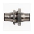 PCNB2700-06-06 by Brennan Inc. | -06 Tube x -06 Tube Bulkhead Connector | Straight | Nickel Plated Brass