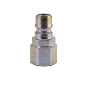 B-PHN4-4F Breco by Foster | FIH Series | Quick Disconnect w/ Unvalved Plug | 1/4" Plug x 1/4" Female NPT Thread | Steel