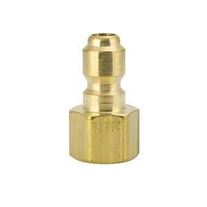 ST1F1-B Breco by Foster | FST Series | Straight-Thru Industrial Interchange | 1/8" Female NPT Thread | Brass