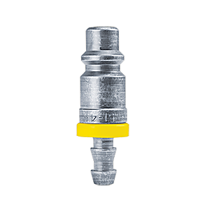 B-B3PS3-S Breco by Foster | One Way Shut-Off | B Series | 3/8" Plug x 3/8" Push-On Hose Stem | Steel