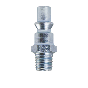 B-O2M1-S Breco by Foster | O Series | Quick Disconnect | 1/4" ARO Interchange Plug x 1/8" Male NPT Thread | Steel