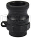 PPA50 by Dixon Valve | Cam & Groove Reducer (Jump Size) Adapter | Type A | 3/4" Adapter x 1/2" Female NPT | Polypropylene