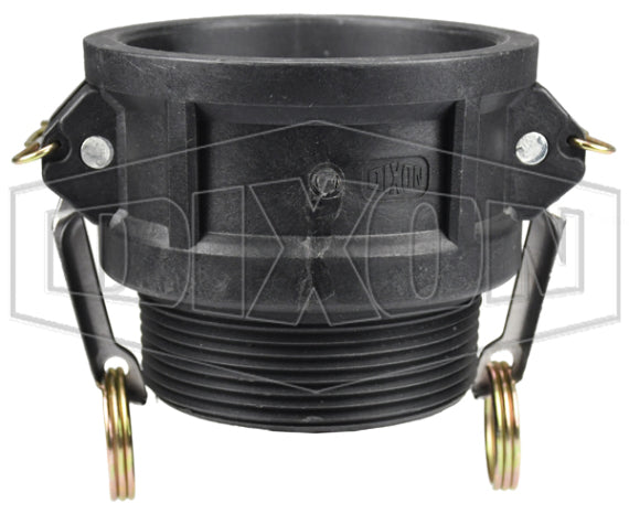 PPB300 by Dixon Valve | Cam & Groove Coupler | Type B | 3" Coupler x 3" Male NPT | Polypropylene