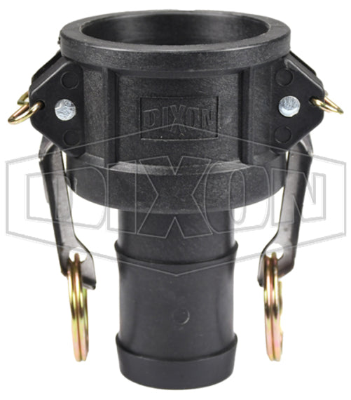 PPC150 by Dixon Valve | Cam & Groove Coupler | Type C | 1-1/2" Coupler x 1-1/2" Hose Shank | Polypropylene