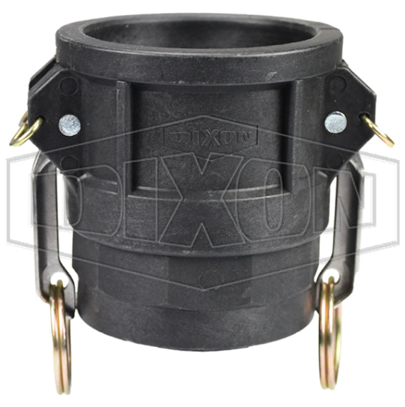 PPD200 by Dixon Valve | Cam & Groove Coupler | Type D | 2" Coupler x 2" Female NPT | Polypropylene