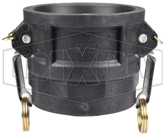 PPD300 by Dixon Valve | Cam & Groove Coupler | Type D | 3" Coupler x 3" Female NPT | Polypropylene