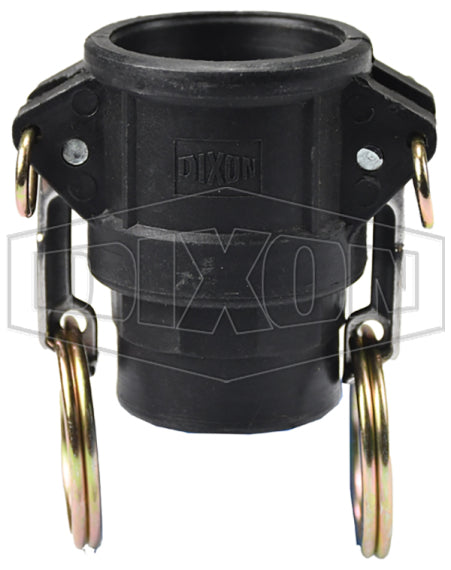 PPD75 by Dixon Valve | Cam & Groove Coupler | Type D | 3/4" Coupler x 3/4" Female NPT | Polypropylene