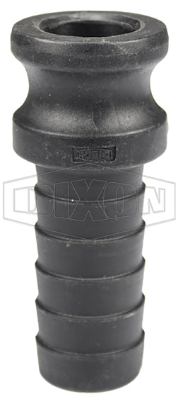 PPE100 by Dixon Valve | Cam & Groove Adapter | Type E | 1" Adapter x 1" Hose Shank | Polypropylene