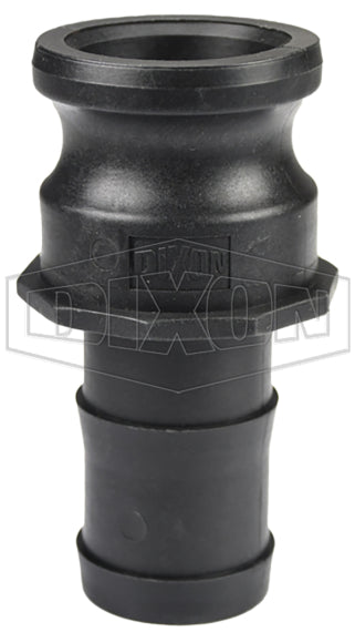 PPE150 by Dixon Valve | Cam & Groove Adapter | Type E | 1-1/2" Adapter x 1-1/2" Hose Shank | Polypropylene