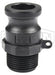 PPF100 by Dixon Valve | Cam & Groove Adapter | Type F | 1" Adapter x 1" Male NPT | Polypropylene