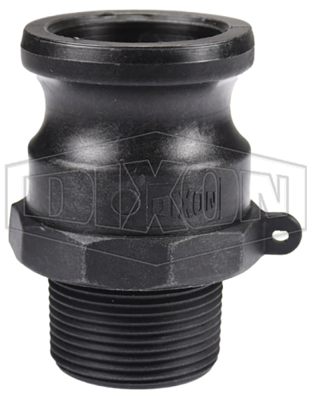 PPF125 by Dixon Valve | Cam & Groove Reducer (Jump Size) Adapter | Type F | 1-1/2" Adapter x 1-1/4" Male NPT | Polypropylene
