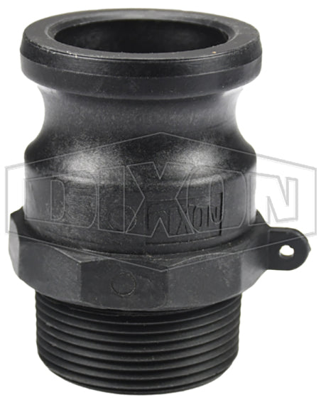 PPF150 by Dixon Valve | Cam & Groove Adapter | Type F | 1-1/2" Adapter x 1-1/2" Male NPT | Polypropylene