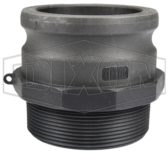 PPF400 by Dixon Valve | Cam & Groove Adapter | Type F | 4" Adapter x 4" Male NPT | Polypropylene