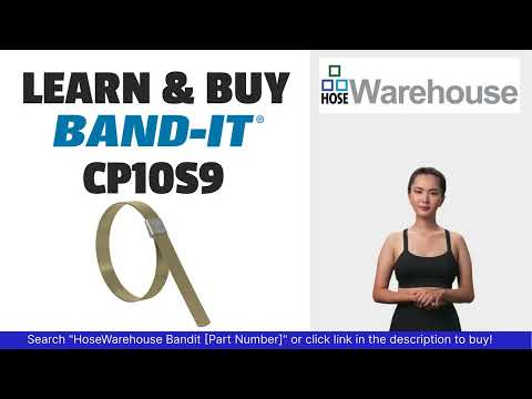 CP14S9 by Band-It, Center Punch Clamp, 3.5 ID, 5/8 Width