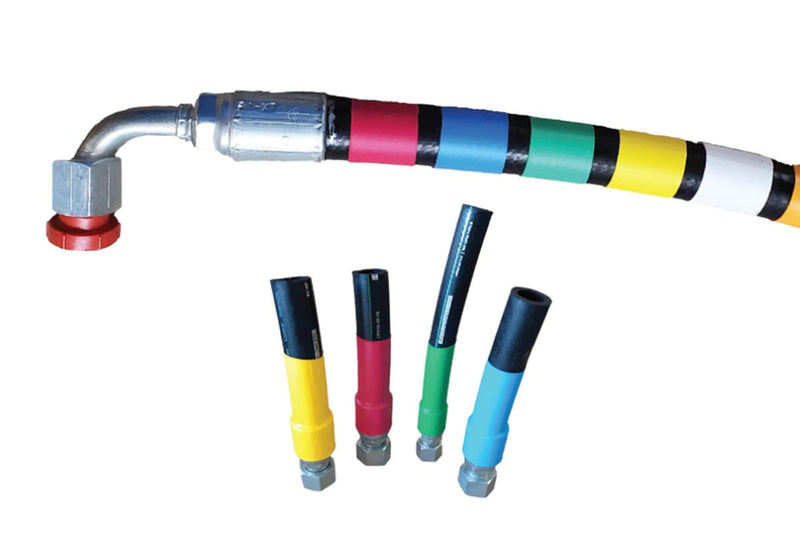 RCT-4.00-R Rhino™ by SRM Industries | Rhino Color Coding Shrink Tubing™ | 4.00" Pre-Shrunk ID x 2.00" Shrinkage | Red | 4ft Length