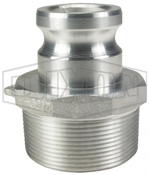 2030-F-AL by Dixon Valve | Cam & Groove Reducer (Jump Size) Adapter | Type F | 2" Adapter x 3" Male NPT | Aluminum