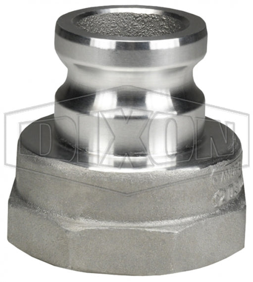 2030-A-AL by Dixon Valve | Cam & Groove Reducer (Jump Size) Adapter | Type A | 2" Adapter x 3" Female NPT | Aluminum