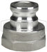 2030-A-AL by Dixon Valve | Cam & Groove Reducer (Jump Size) Adapter | Type A | 2" Adapter x 3" Female NPT | Aluminum