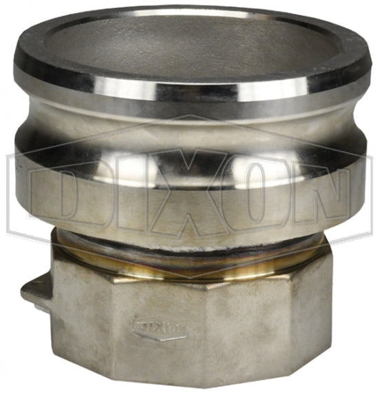 4030-A-SS by Dixon Valve | Cam & Groove Reducer (Jump Size) Adapter | Type A | 4" Adapter x 3" Female NPT | 316 Stainless Steel