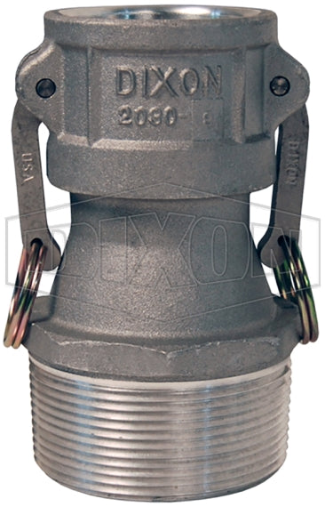 3040-B-AL by Dixon Valve | Cam & Groove Reducer (Jump Size) Coupler | Type B | 3" Coupler x 4" Male NPT | Aluminum