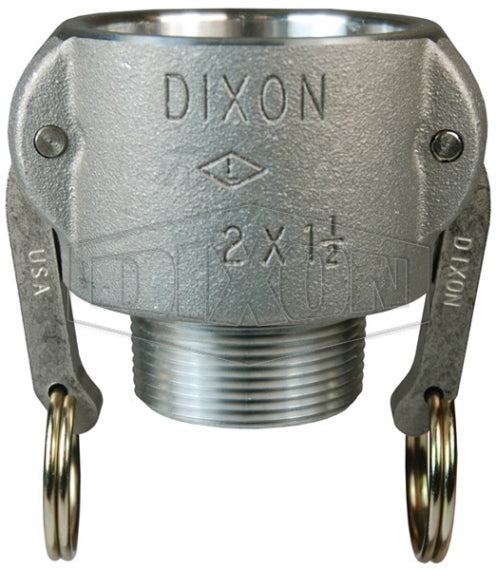 4030-B-AL by Dixon Valve | Cam & Groove Reducer (Jump Size) Coupler | Type B | 4" Coupler x 3" Male NPT | Aluminum