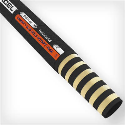 SH-SPH-3.0 by Texcel | GAMMA™ Series | Slim Hole Rotary Hose for drilling applications | 3" Hose ID | 4,000 PSI | Black