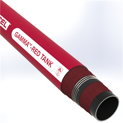 RTA15S1-3.0 by Texcel | GAMMA™-RED TANK Series | Tank Truck Hose | 3" Hose ID | 150 PSI | 29 in/Hg Vacuum Rated | Red