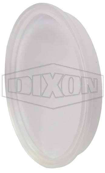 B5416MP-A600 by Dixon Valve | Sanitary Sight Glass End Cap | Tube OD 6" | Acrylic Plastic