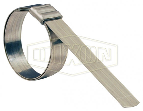 JS216 by Dixon Valve | JS-Series | Smooth I.D. Roll Over Type Clamp | 3/4" Band Width | 6" Clamp ID | 201 Stainless Steel Band