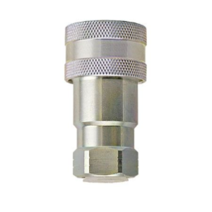 B-4050-6P Breco by Foster | 4000 Series | 1" Socket x 1" Female NPTF Thread | Poppet Style | Straight | Steel