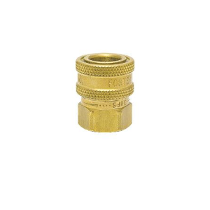 3STF3-B Breco by Foster | FST Series | Straight Thru Socket | 3/8" Socket x 3/8" Female NPT Thread | Straight | Brass