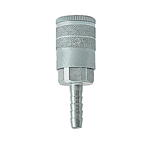 B-3CS4-S Breco by Foster | 1-Way Manual Sleeve Guard Sockets | C Series | 3/8" Socket x 1/2" Hose Stem | Straight | Steel